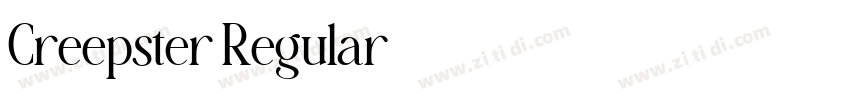 Creepster Regular字体转换 Creepster Regular字体转换
